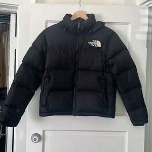 North Face Nuptse Puffer Jacket - BLACK - 100% Down Fill